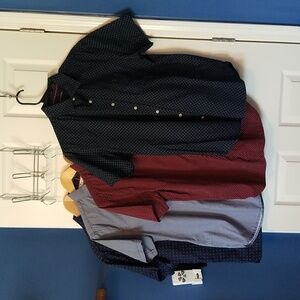 Bundle of casual button up shirts